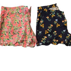 Crown & Ivy Women’s Shelby Scalloped Hem Shorts